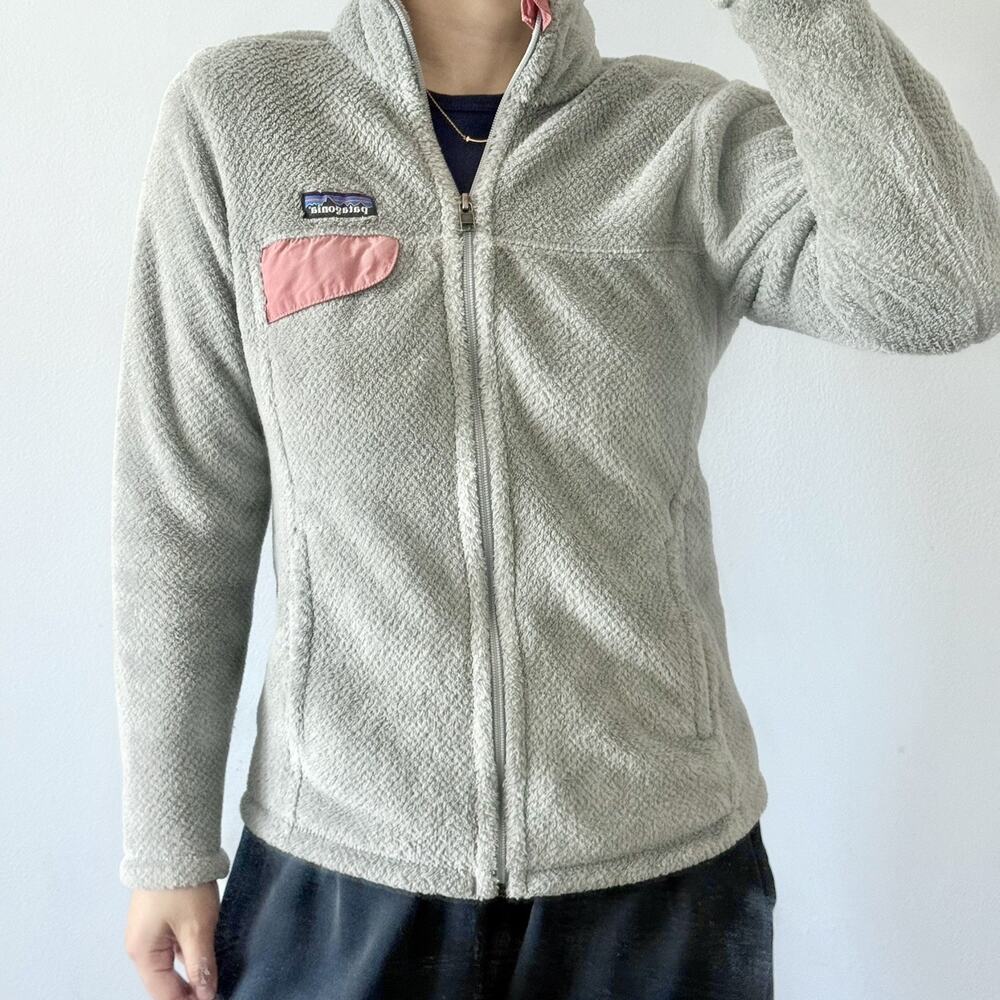 Patagonia Jacket Women’s XS Full-Zip Re-Tool Jacket Gray Utility Camping Outdoor